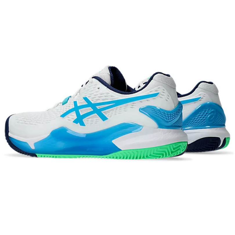 Chaussures Asics Gel Resolution 9 | White - Digital Aqua