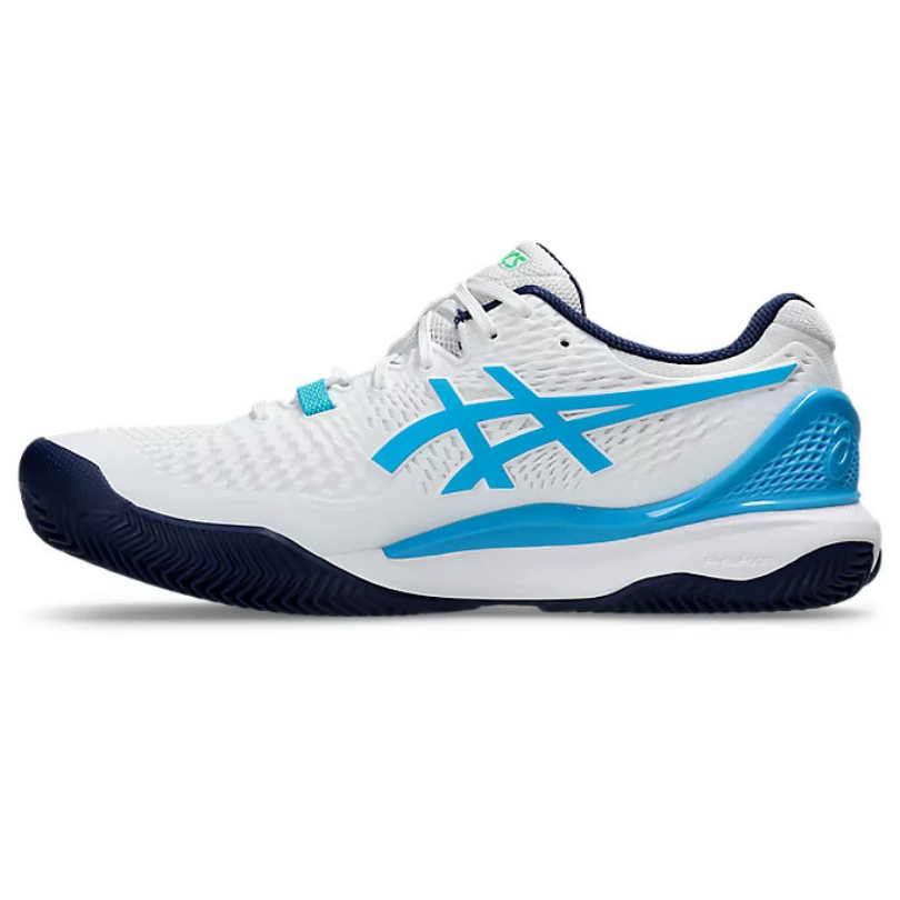 Chaussures Asics Gel Resolution 9 | White - Digital Aqua