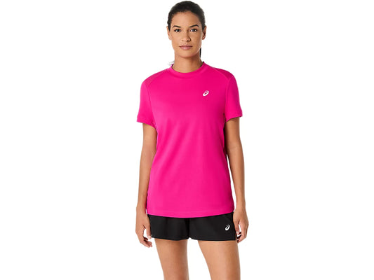 T-Shirt Asics Court SS | Pink Rave