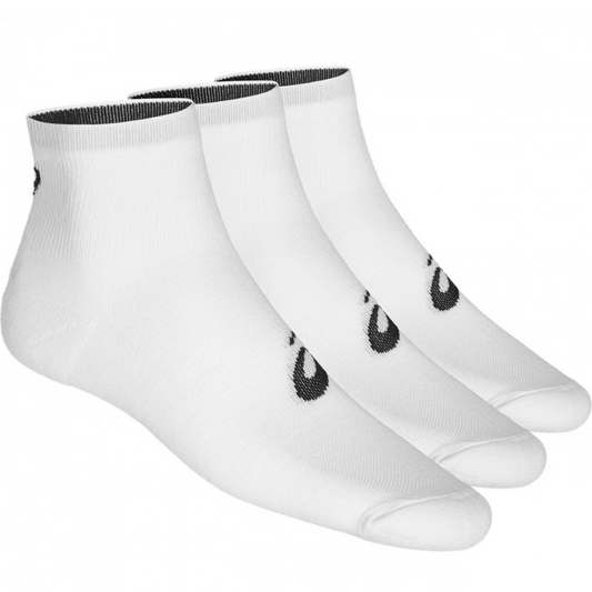Chaussettes Asics Quarter Moyennes | Blanc (Pack de 3)
