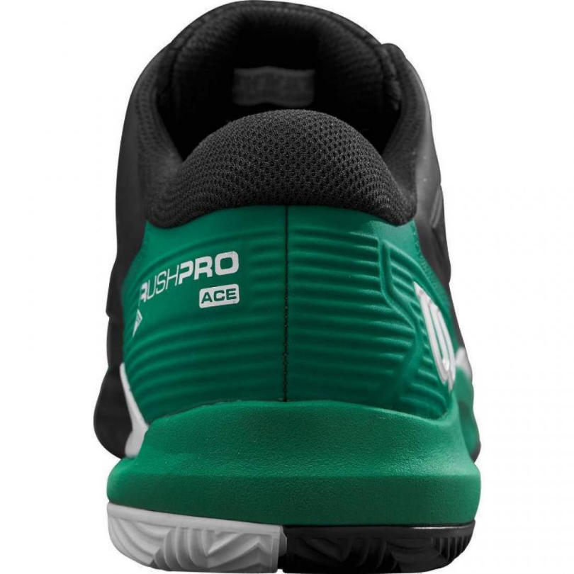 Chaussures Wilson Rush Pro Ace | Black - White Green