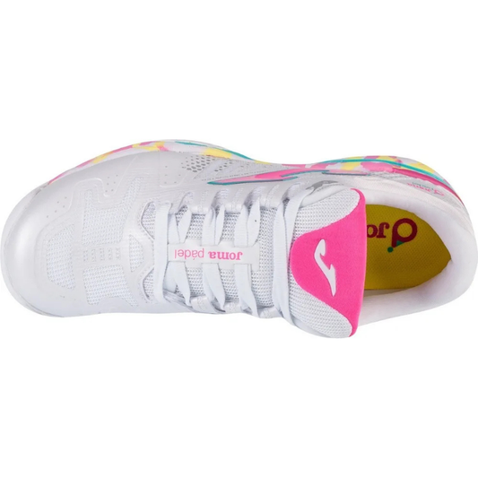 Chaussures Joma Slam Junior | Blanc-Fuchsia