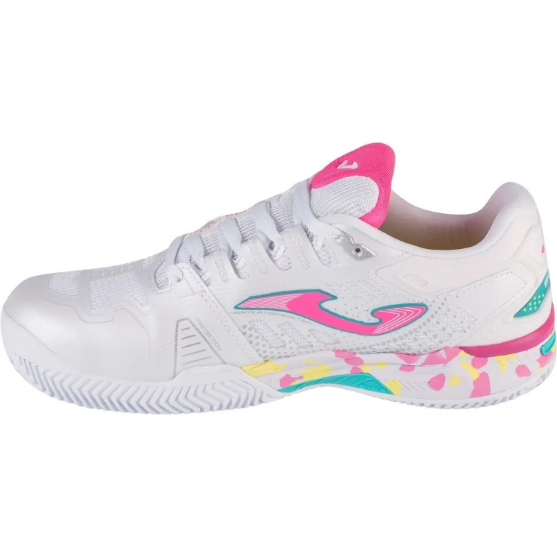 Chaussures Joma Slam Junior | Blanc-Fuchsia