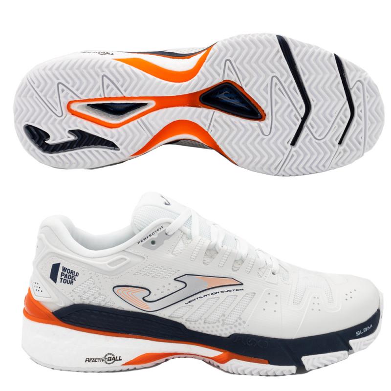 Chaussures Joma Slam Men | Blanc Bleu Marine
