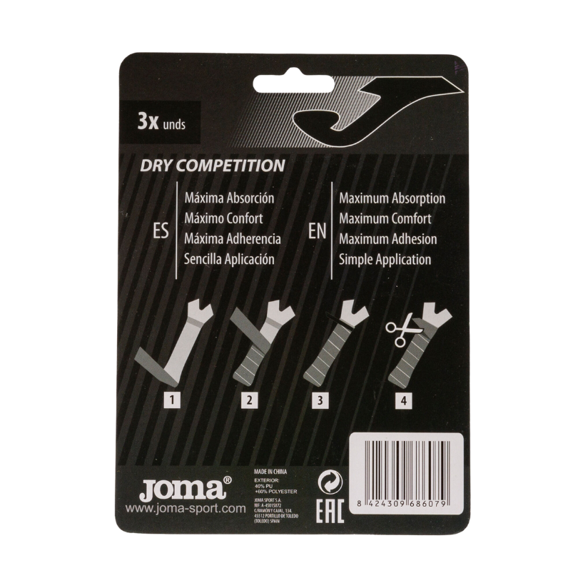 Overgrip Joma | Dry Competition - Blanc (3-Pack)