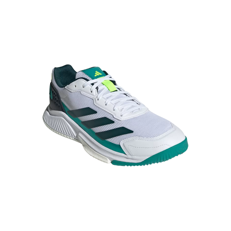 Chaussures Adidas Courtquick Padel M | Cloud White - Aurora Ivy