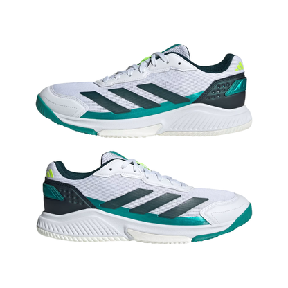 Chaussures Adidas Courtquick Padel M | Cloud White - Aurora Ivy