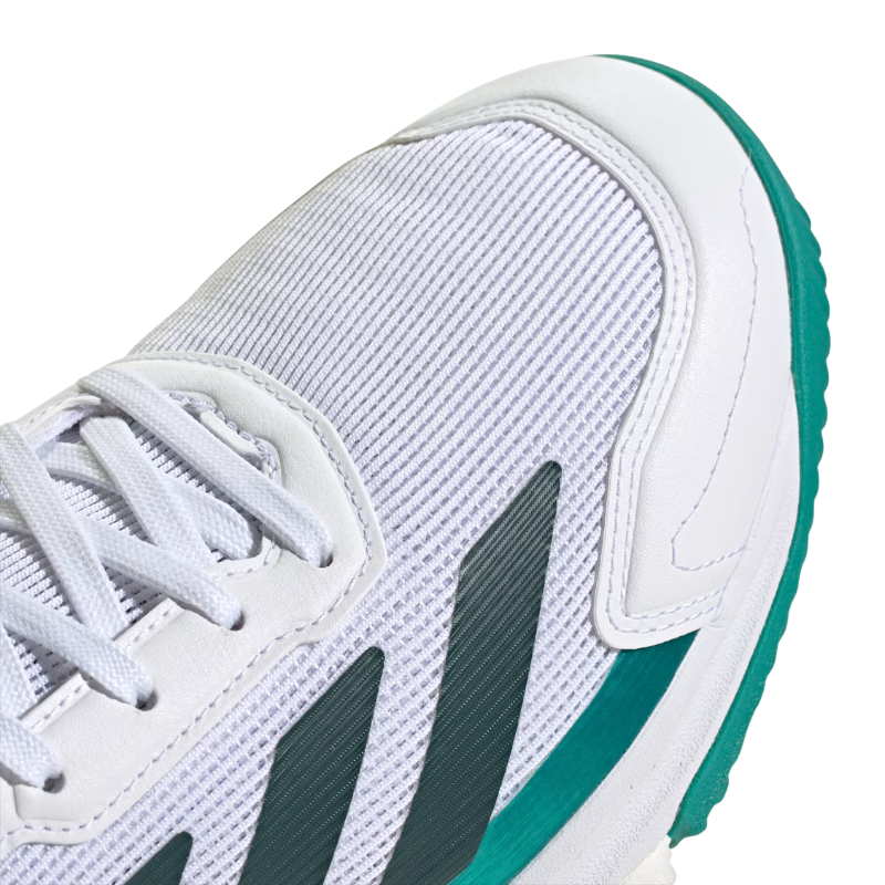Chaussures Adidas Courtquick Padel M | Cloud White - Aurora Ivy