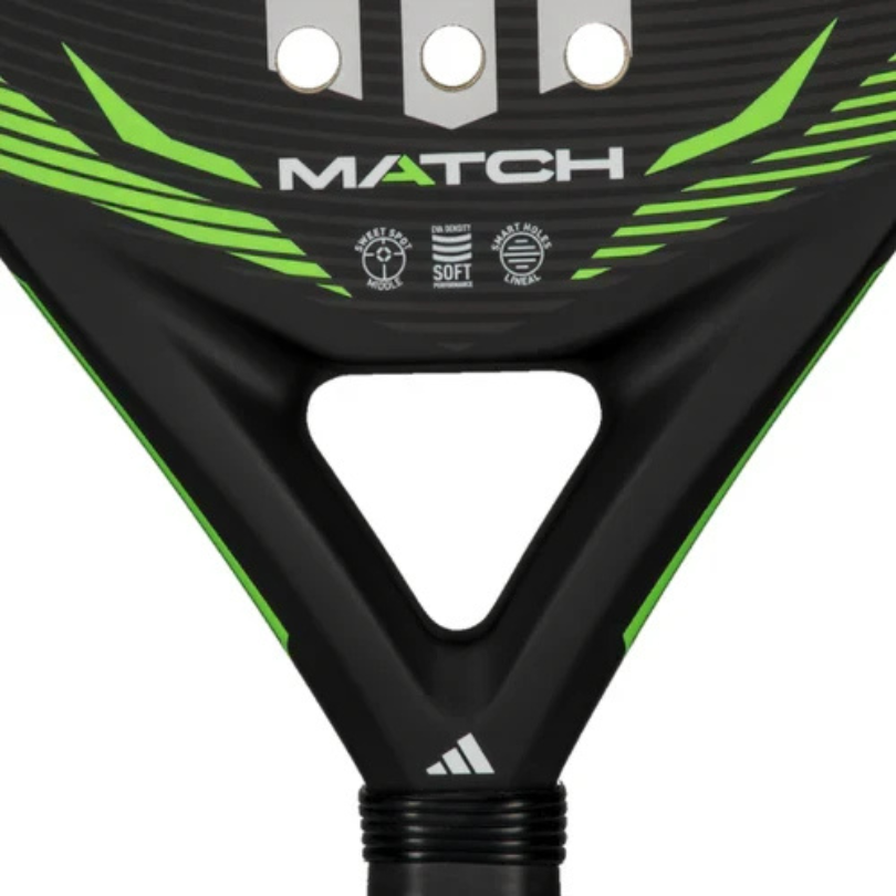 Raquette Adidas Match Black Green 3.5 (2026)