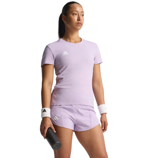 T-shirt Adidas Adizero Essentials Tee | Powder Plum (Femme)