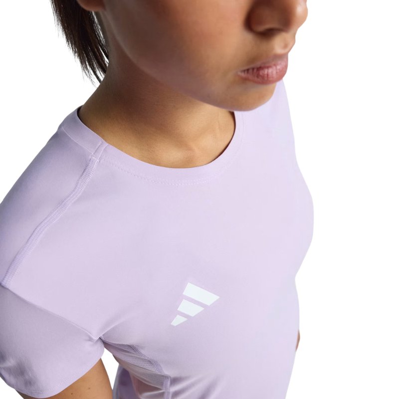 T-shirt Adidas Adizero Essentials Tee | Powder Plum (Femme)