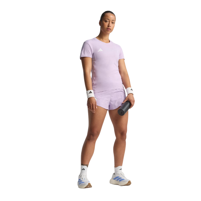 T-shirt Adidas Adizero Essentials Tee | Powder Plum (Femme)