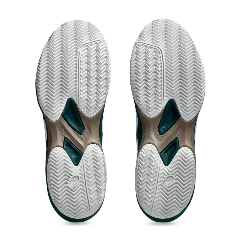 Chaussures Asics Game FF | White - Saxon Green