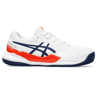 Chaussures Asics Gel Resolution 9 Junior | White - Blue Expanse