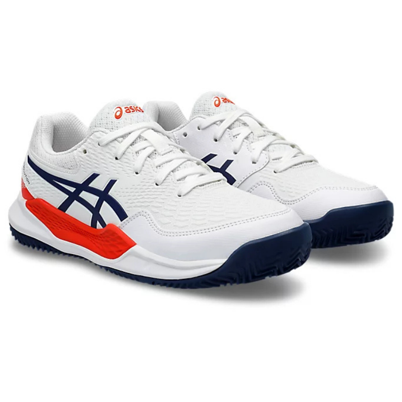 Chaussures Asics Gel Resolution 9 Junior | White - Blue Expanse