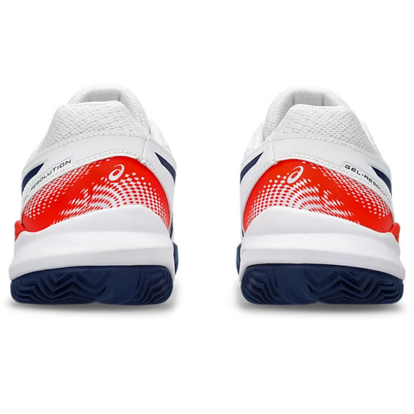 Chaussures Asics Gel Resolution 9 Junior | White - Blue Expanse