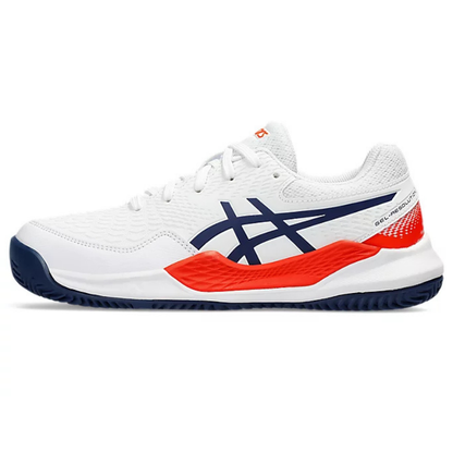 Chaussures Asics Gel Resolution 9 Junior | White - Blue Expanse