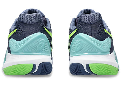 Chaussures Asics Gel Resolution 9 | Thunder Blue - Electric Lime