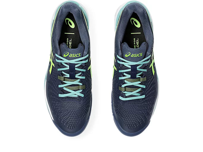Chaussures Asics Gel Resolution 9 | Thunder Blue - Electric Lime