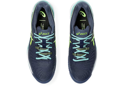Chaussures Asics Gel Resolution 9 | Thunder Blue - Electric Lime
