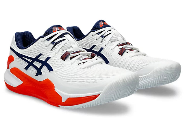 Chaussures Asics Gel Resolution 9 | White - Blue Expanse