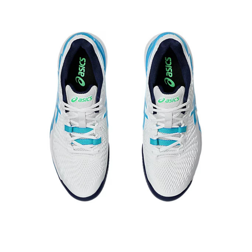 Chaussures Asics Gel Resolution 9 | White - Digital Aqua