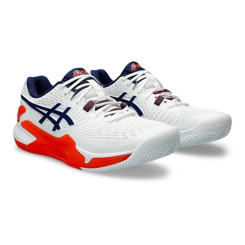 Chaussures Asics Gel Resolution 9 | White - Orange
