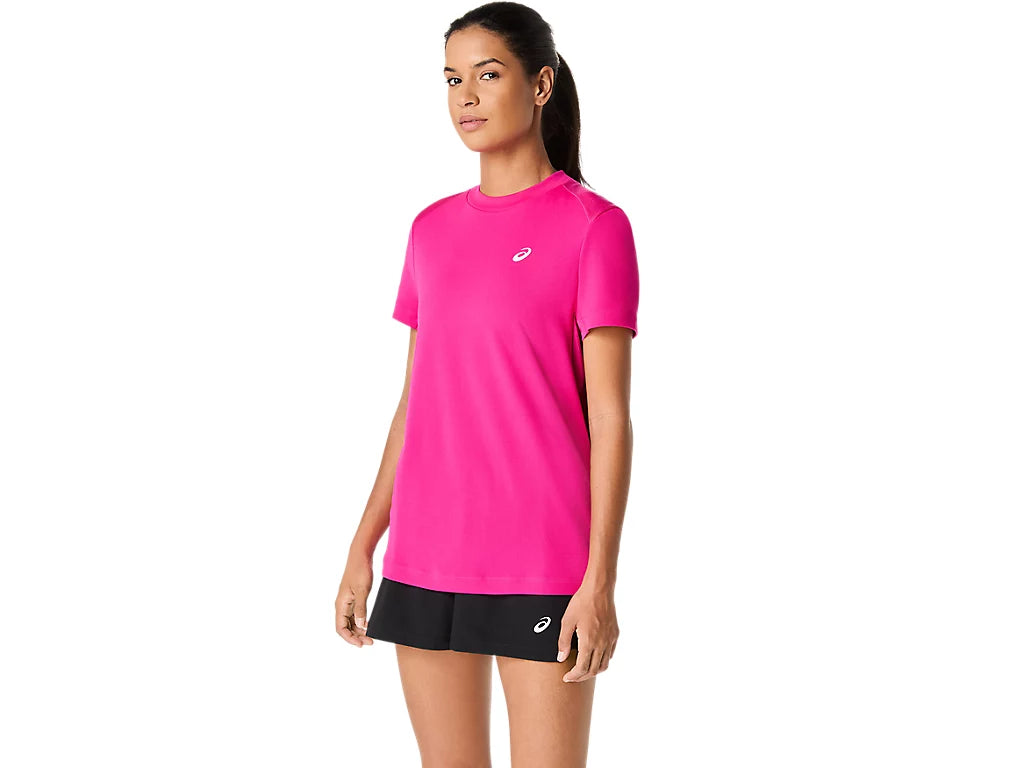T-Shirt Asics Court SS | Pink Rave