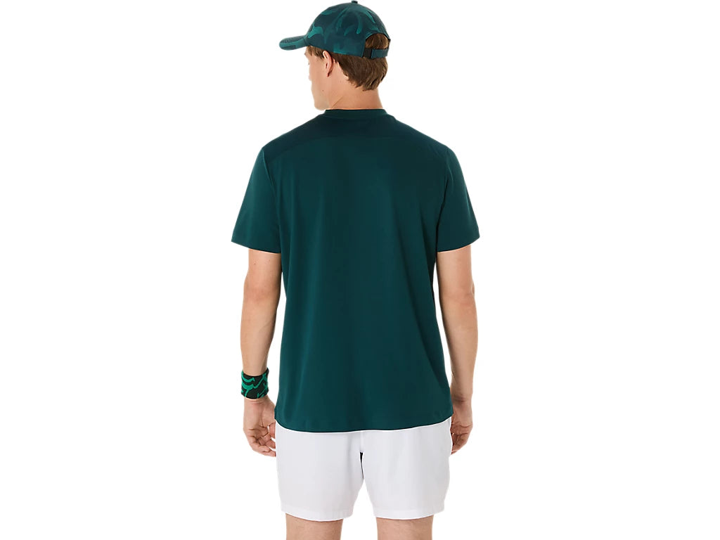 T-Shirt Asics Court SS | Saxon Green