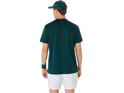 T-Shirt Asics Court SS | Saxon Green