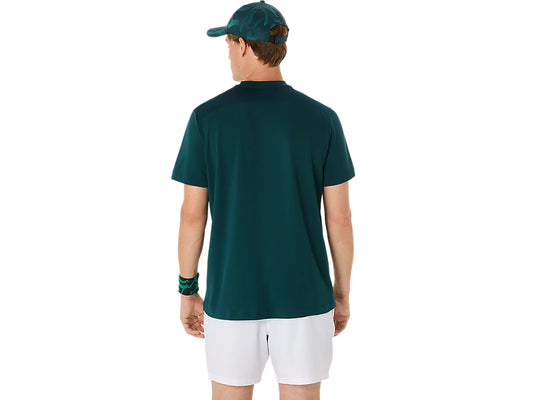 T-Shirt Asics Court SS | Saxon Green