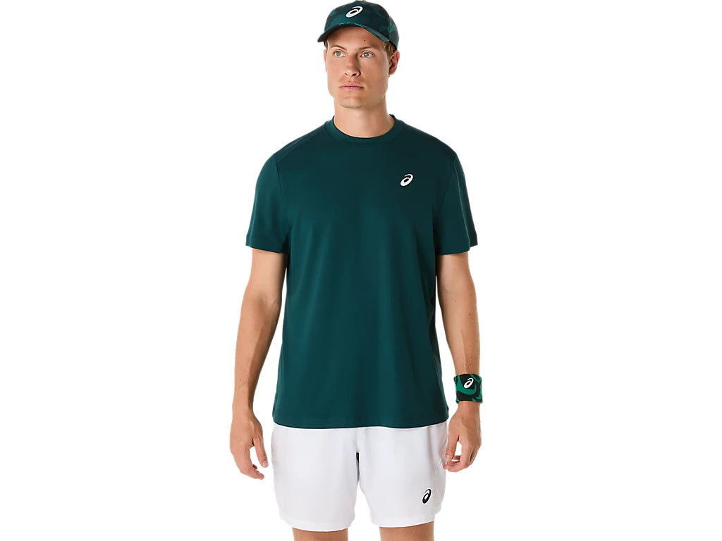 T-Shirt Asics Court SS | Saxon Green