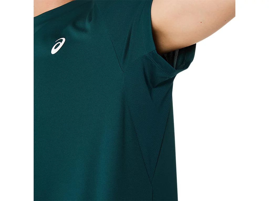 T-Shirt Asics Court SS | Saxon Green
