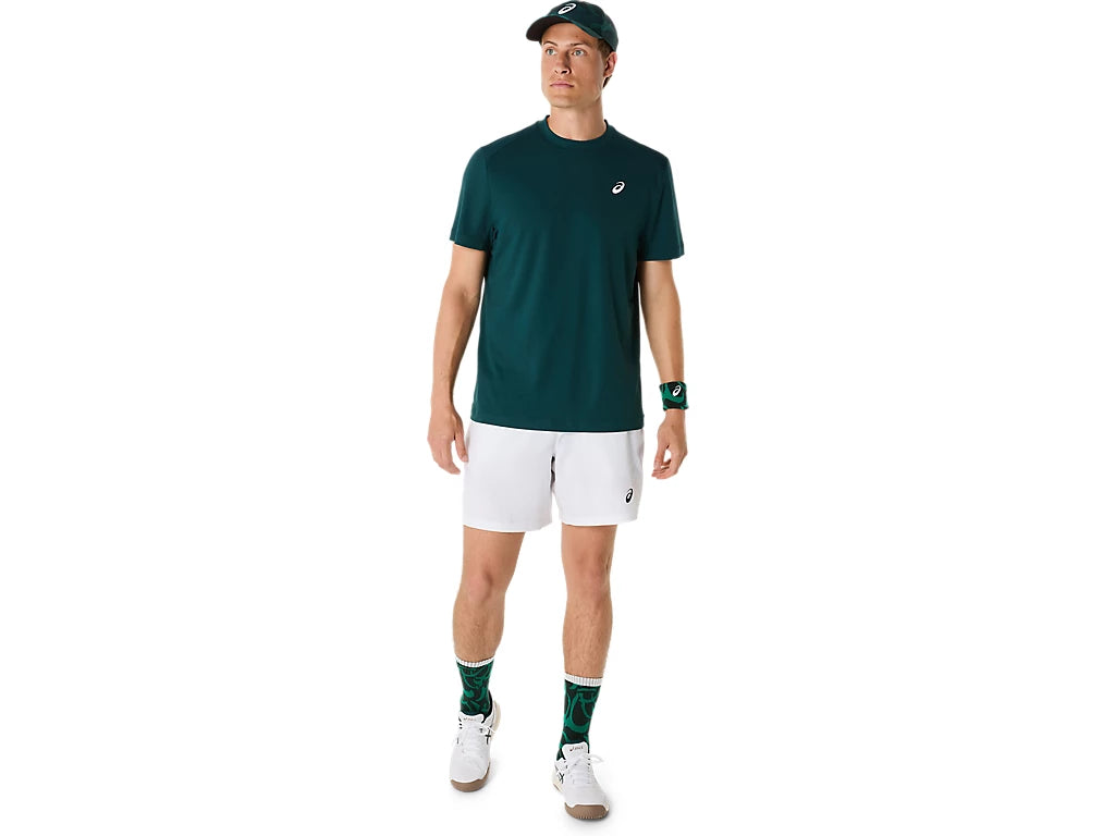 T-Shirt Asics Court SS | Saxon Green