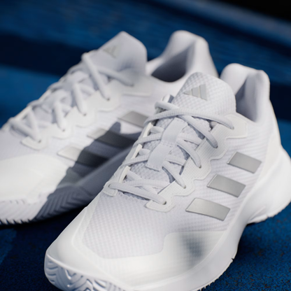 Chaussure Adidas GameCourt 2.0 |  Cloud White - Silver Metallic - Cloud White