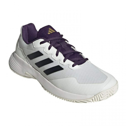Chaussure Adidas GameCourt 2 |  White Core - Black - Aurora Plum