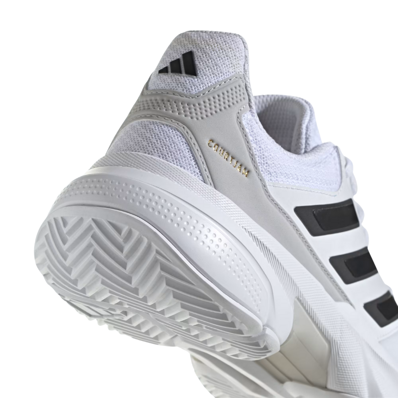 Chaussures Adidas CourtJam Control 3 | Cloud White - Core Black - Grey Two