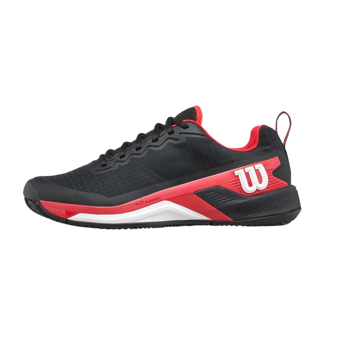 Chaussures Wilson Rush Pro 4.5 | Black - Infrared - White