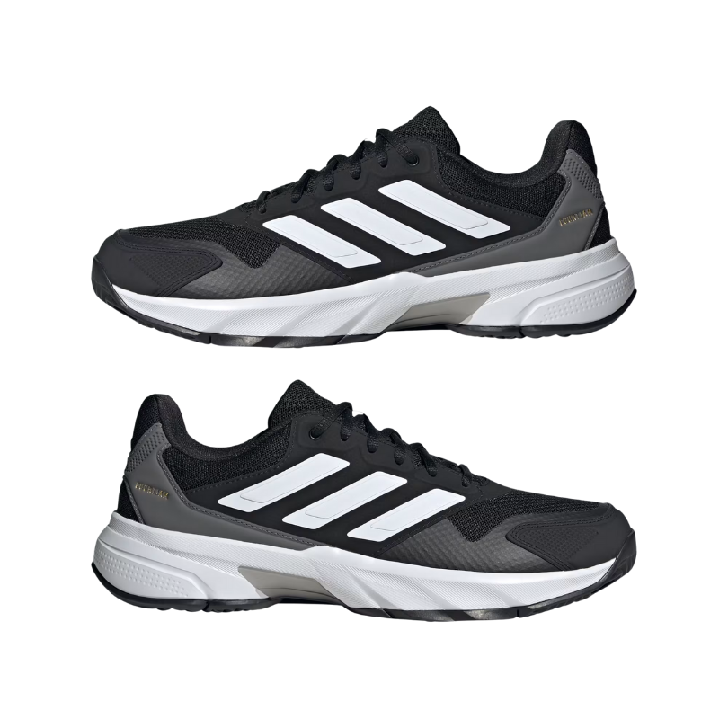 Chaussures Adidas CourtJam Control | Core Black - Cloud White - Grey Four