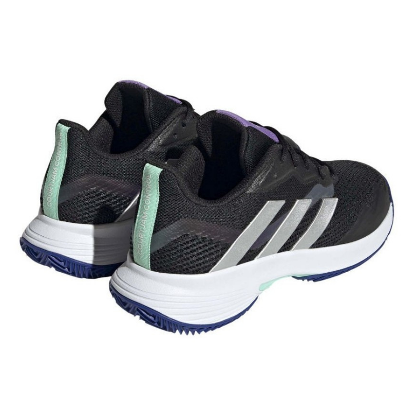Chaussures Adidas Courtjam Control W | Core Black - Silver