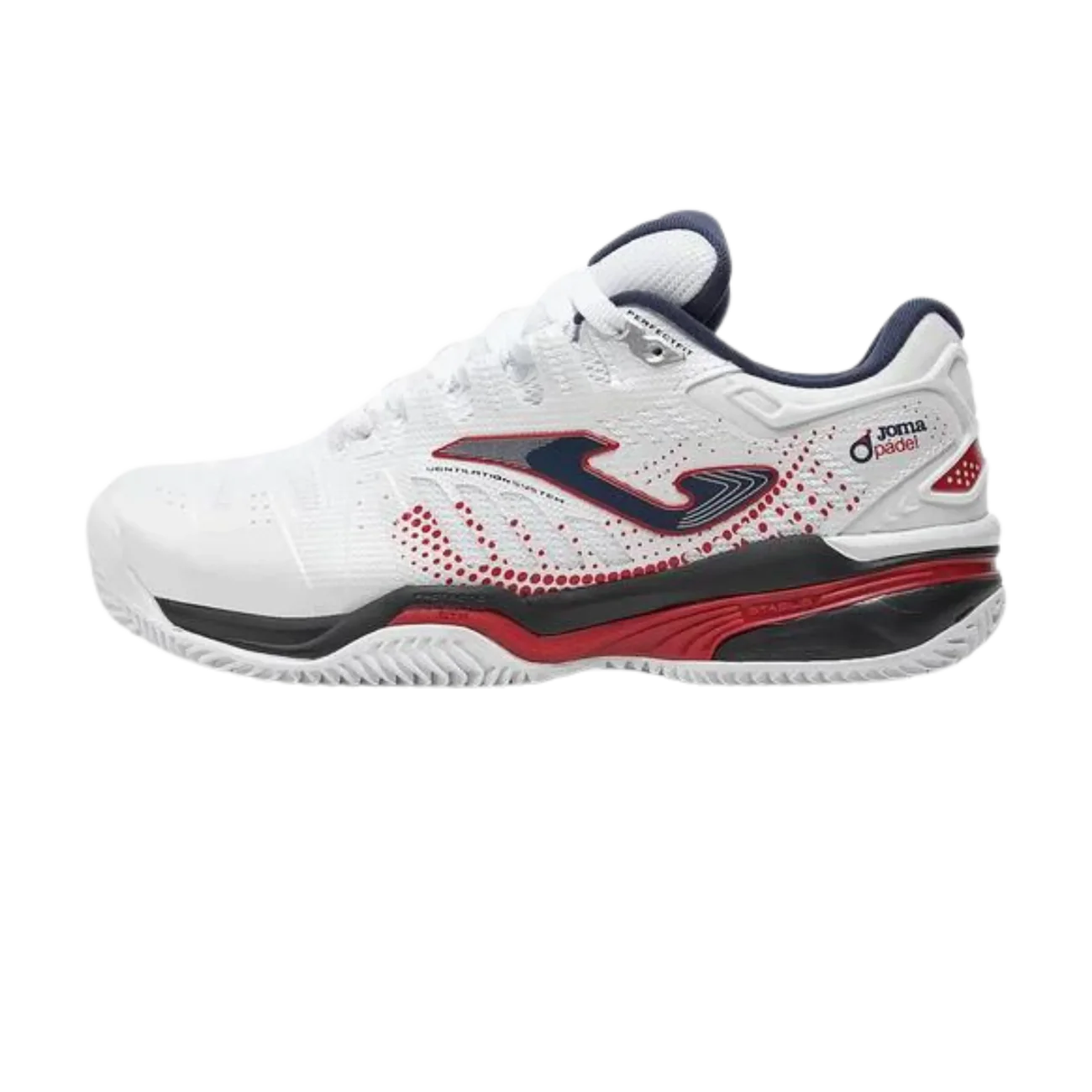 Chaussures Joma Slam Junior | Blanc-Bleu Marine