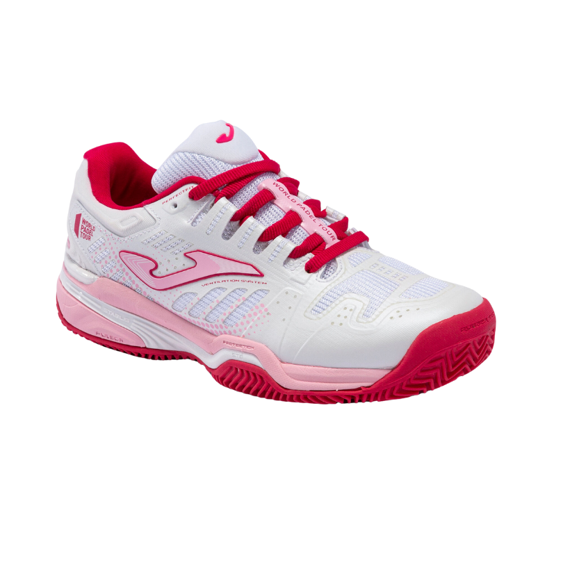 Chaussures Joma Slam Junior | Blanc-Fuschia