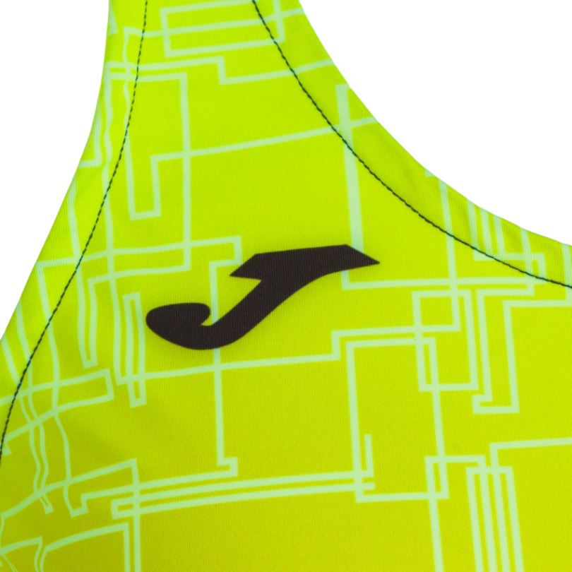 Débardeur Joma Elite | Jaune Fluo - Bleu Marine (Femme)