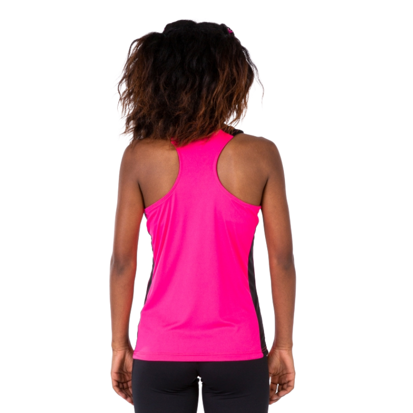 Débardeur Joma Record | Rose Fluo - Noir (Femme)
