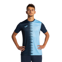 T-shirt City - Bleu Marine-Bleu Ciel