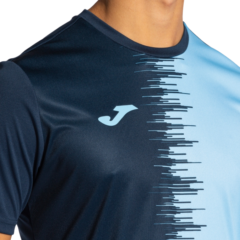 T-shirt City - Bleu Marine-Bleu Ciel