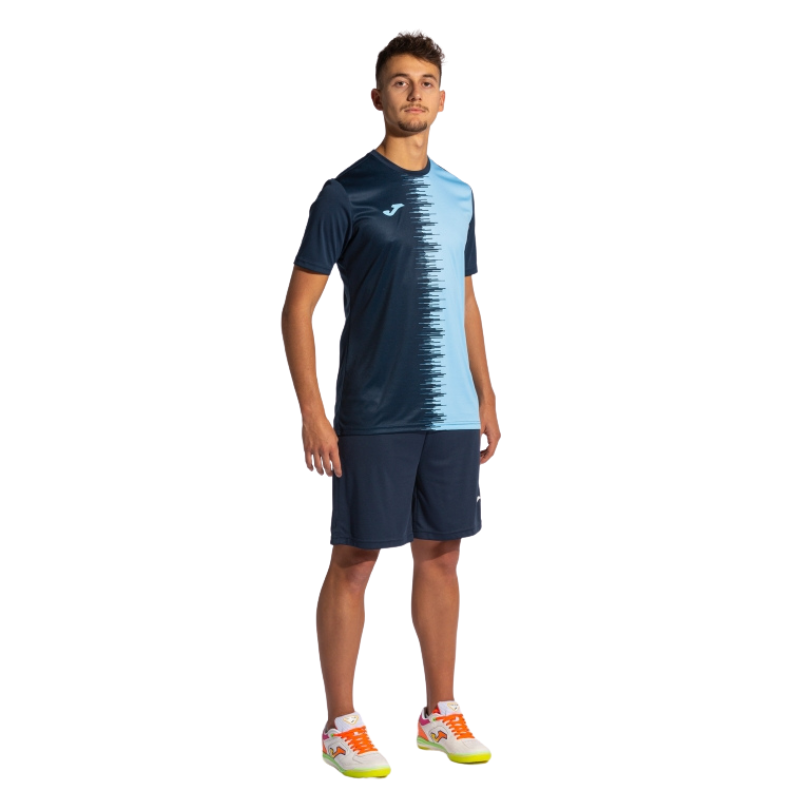 T-shirt City - Bleu Marine-Bleu Ciel