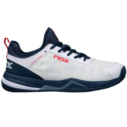 Chaussures Nox Lux Nerbo Blanc-Bleu Marine