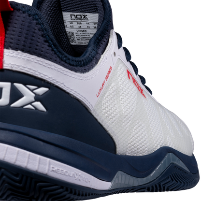 Chaussures Nox Lux Nerbo Blanc-Bleu Marine
