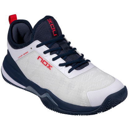 Chaussures Nox Lux Nerbo Blanc-Bleu Marine